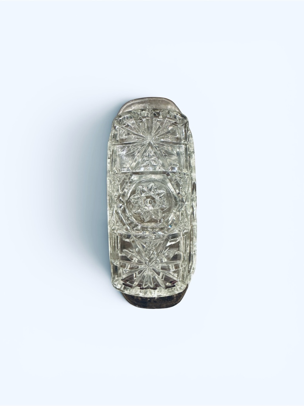Anchor Hocking Star Of David Butter Dish
